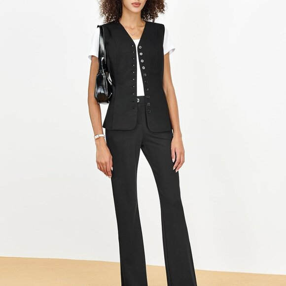 Women's 28''-34'' Stretchy Bootcut Pants - Perfect for Office and Casual Outings - Picture 9 of 9